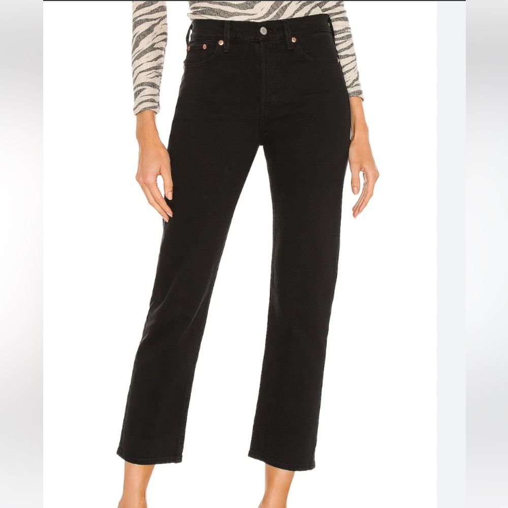 Levi’s wedgie straight black